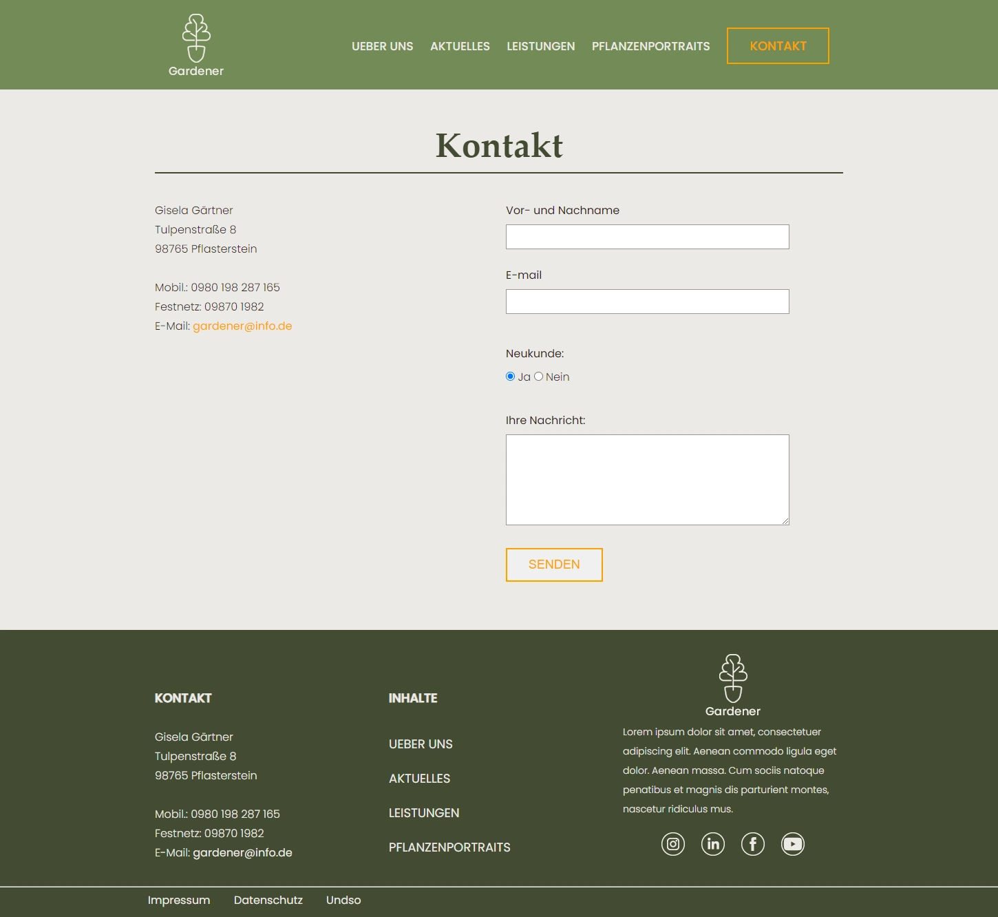 gardener-kontakt